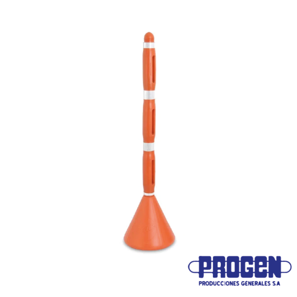SEÑALIZADOR TUBULAR NARANJA PROGEN 1.29 MTS